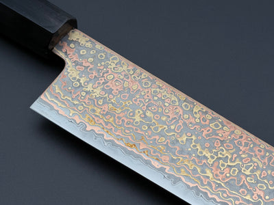 Hatsukokoro Hinotori V-Toku2 Rainbow Damascus Gyuto 240mm