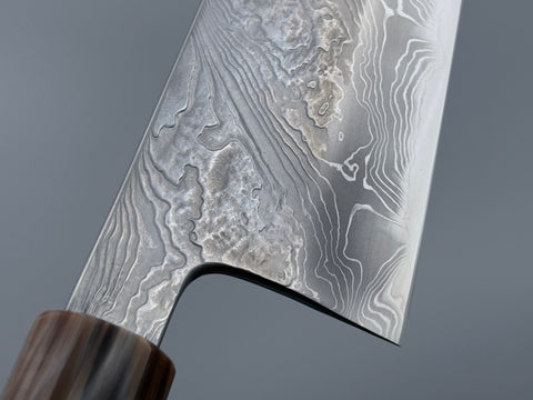 Masuda Yoshihide White #1 Twisted Damascus Gyuto 240mm