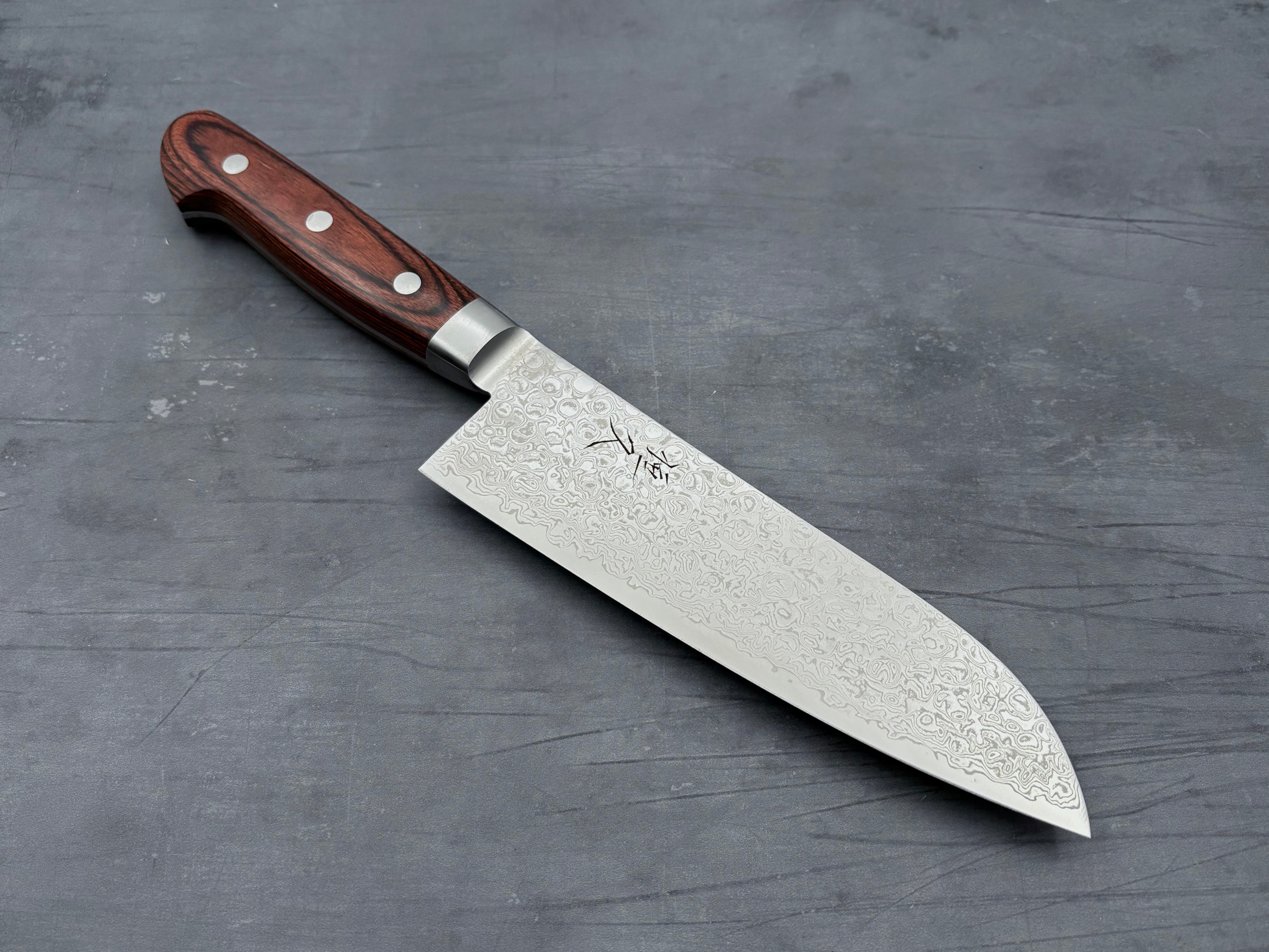 Tsunehisa ZA18 Damascus Santoku