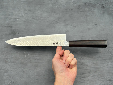 Hatsukokoro Hayabusa VG10 Tsuchime Gyuto 240mm