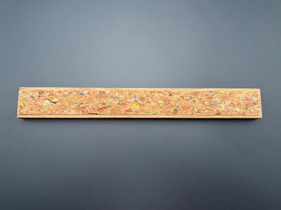 Handmade Oak & Rainbow Cork Magnetic Knife Rack