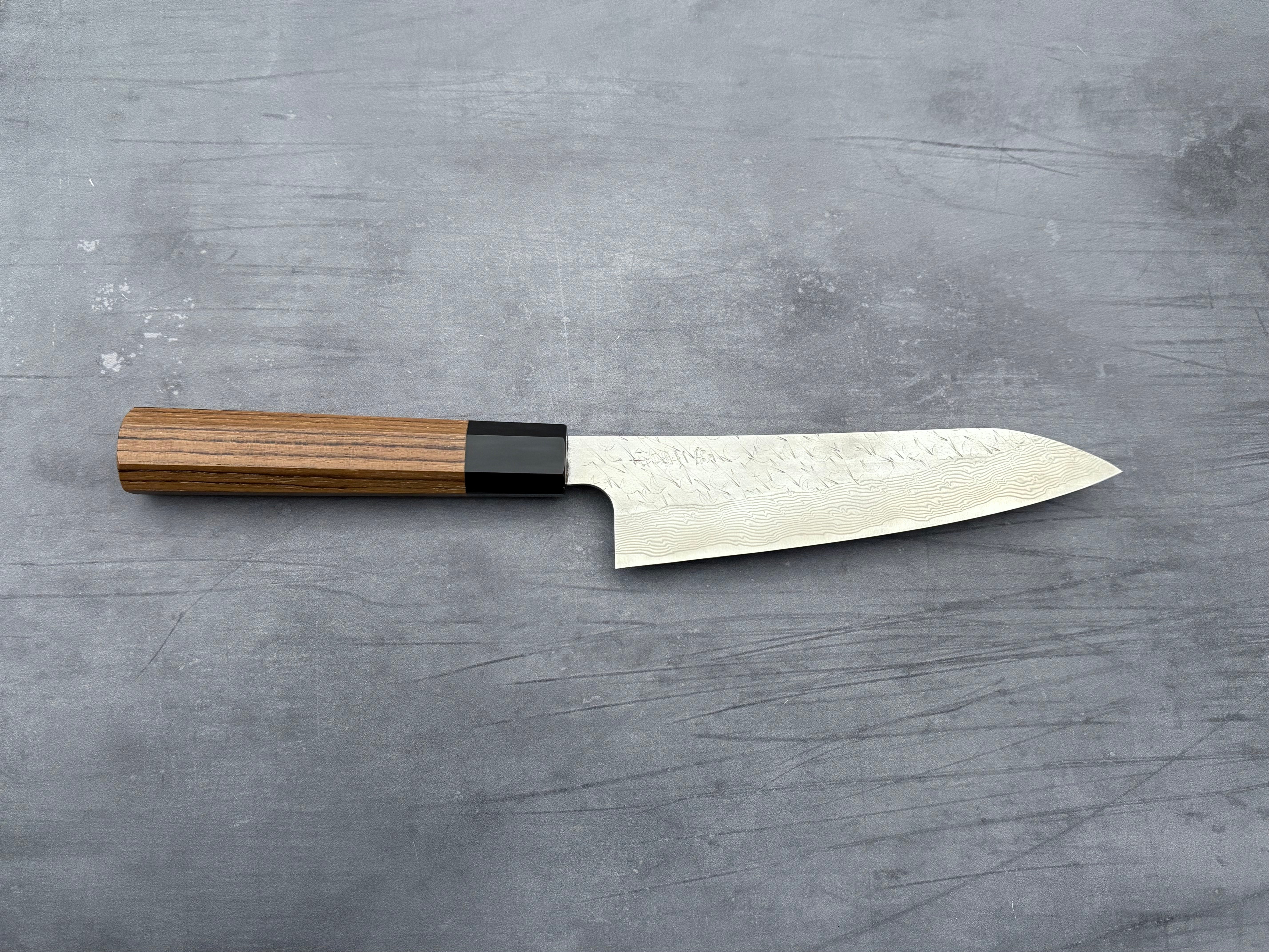 Nigara Hamono SG STRIX Damascus Petty 150mm