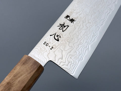 Hatsukokoro Ryuhyo SG2 Mirror Damascus Gyuto 210mm