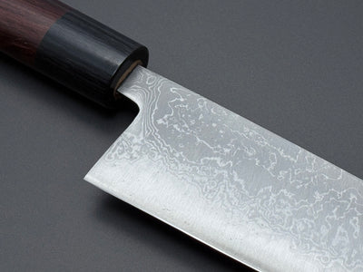 Tsutomu Kajiwara Blue #2 Damascus Gyuto 180mm