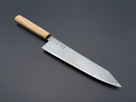 Hatsukokoro Ryuhyo SG2 Damascus Kiritsuke Gyuto 210mm