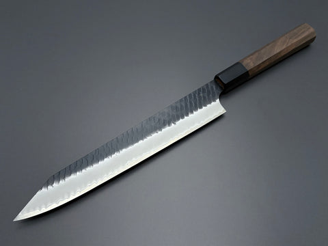 Nigara Hamono SG2 Kurouchi Tsuchime Kiritsuke Sujihiki 255mm