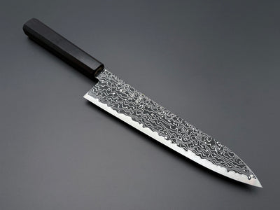 Hatsukokoro Ryuhyo SG2 Damascus Gyuto 210mm