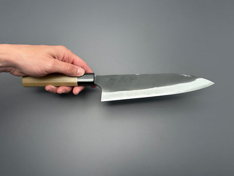 Naoki Mazaki White #2 Kurouchi Gyuto 210mm