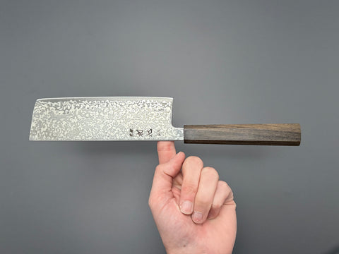 Hatsukokoro Hikari SLD Kurozome Damascus Nakiri