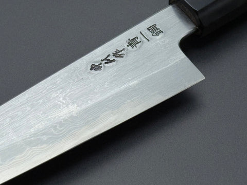 Satoshi Nakagawa Blue #1 Damascus Petty 150mm