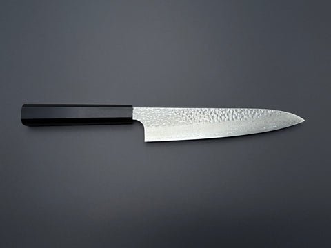Hatsukokoro VG10 Damascus Tsuchime Gyuto 210mm