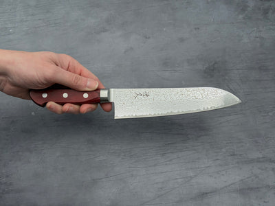 Tsunehisa AUS10 Damascus Santoku