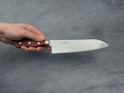 Tsunehisa AUS10 Damascus Santoku