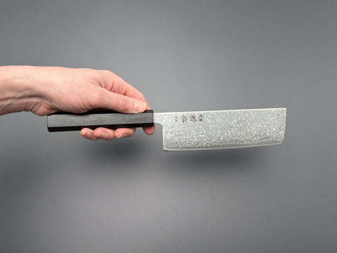 Hatsukokoro Hikari SLD Kurozome Damascus Nakiri