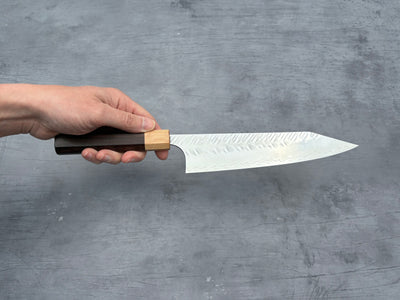 Yoshimi Kato STRIX V-Tsuchime Kiritsuke Gyuto 210