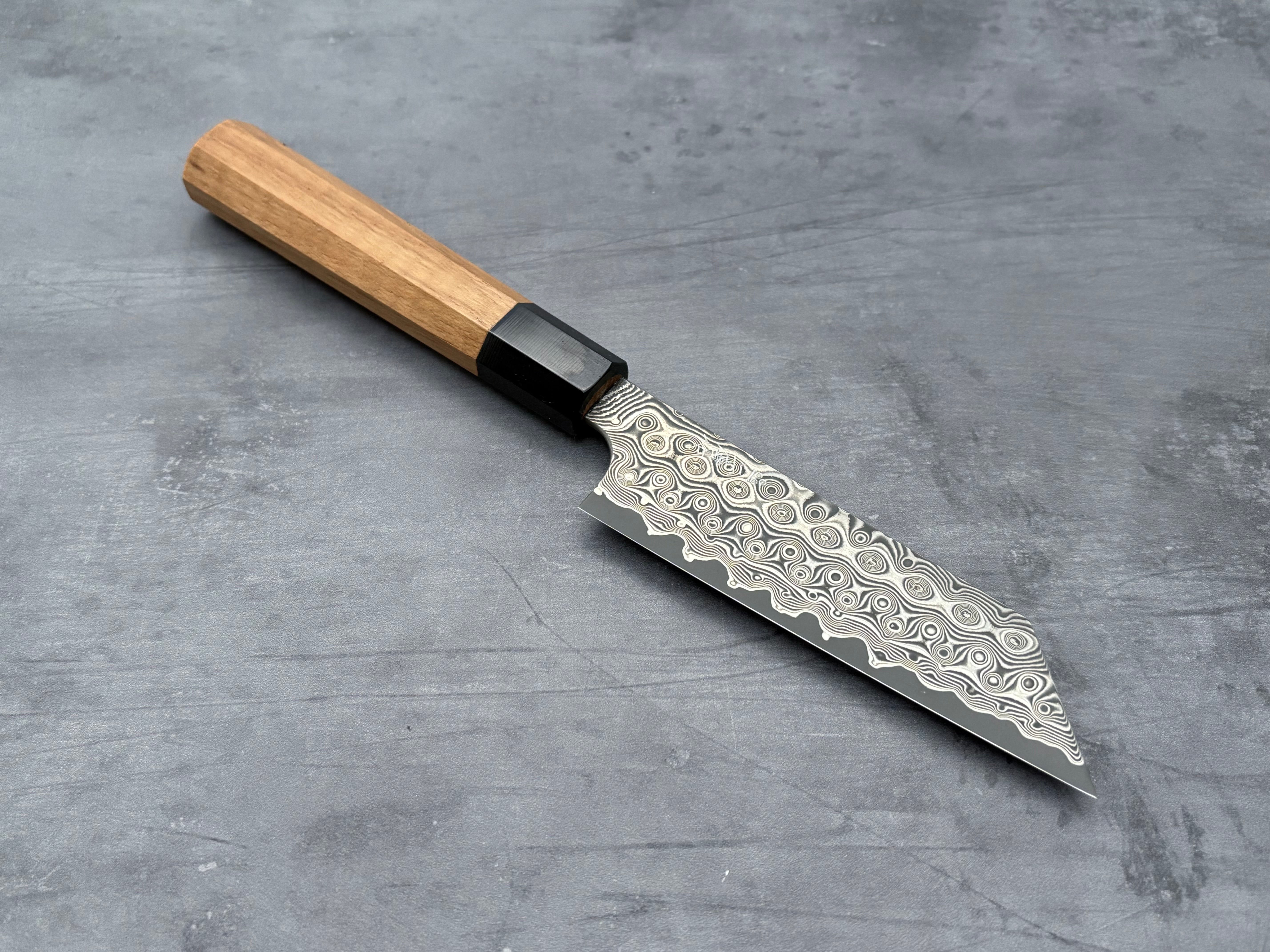 Nigara Hamono SG2 Damascus Kiritsuke Petty 120mm