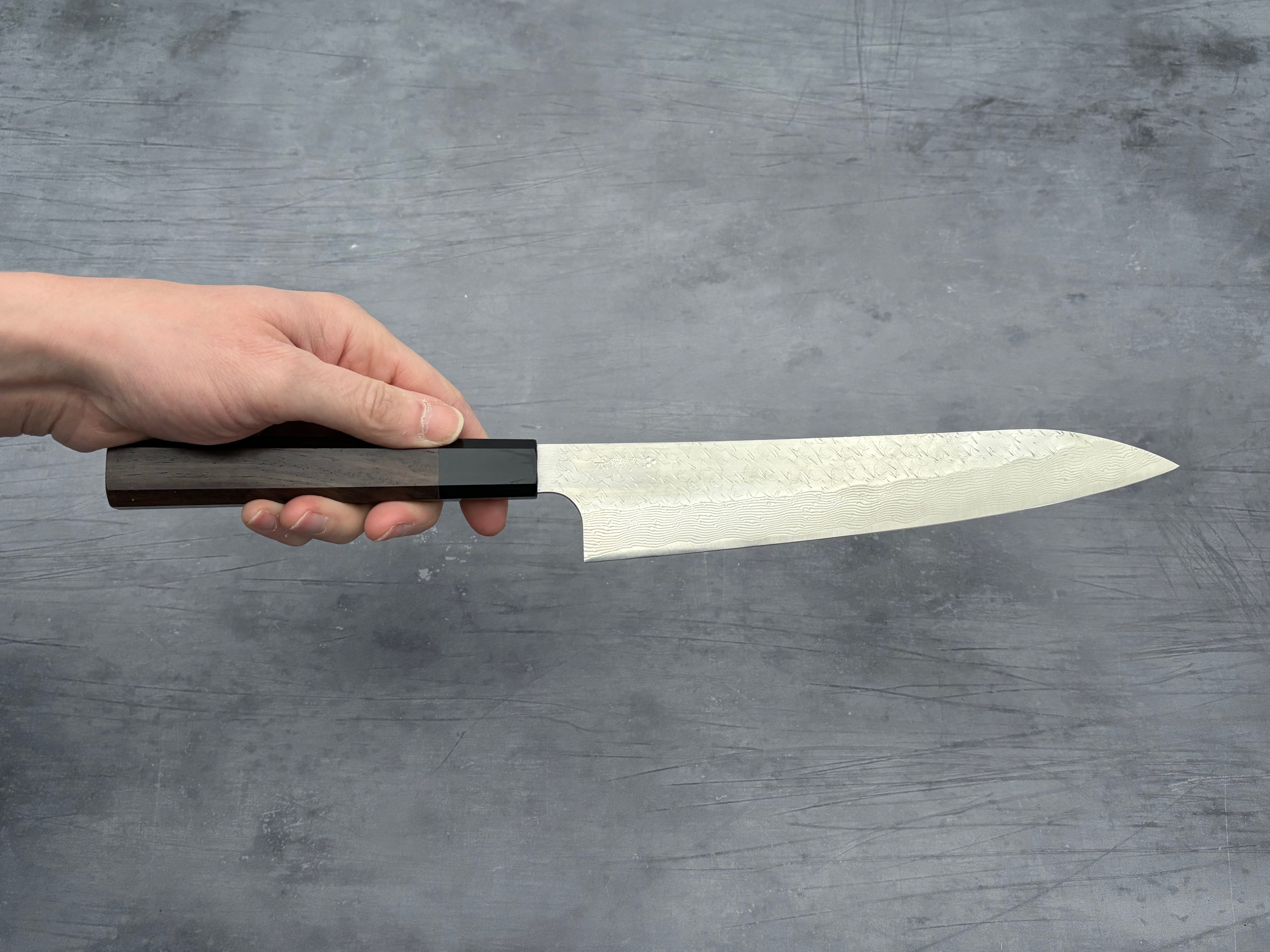 Nigara Hamono SG STRIX Damascus Sujihiki 240mm