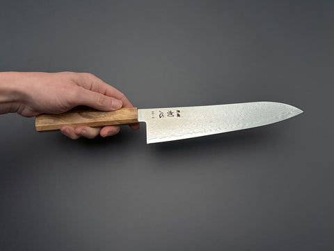 Hatsukokoro Ryuhyo SG2 Mirror Damascus Gyuto 210mm