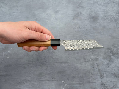 Nigara Hamono SG2 Damascus Kiritsuke Petty 120mm