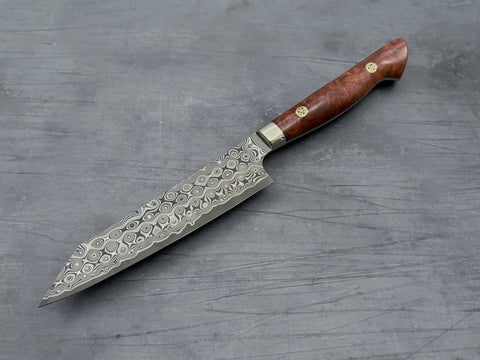 Nigara Hamono SG2 Damascus Kiritsuke Petty 150mm