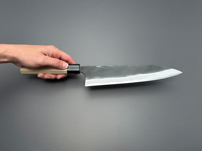 Naoki Mazaki White #2 Kurouchi Gyuto 240mm