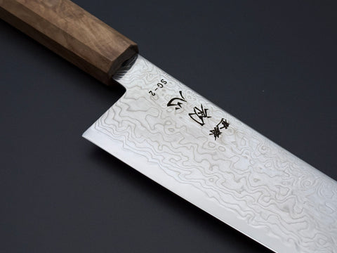 Hatsukokoro Ryuhyo SG2 Mirror Damascus Gyuto 210mm