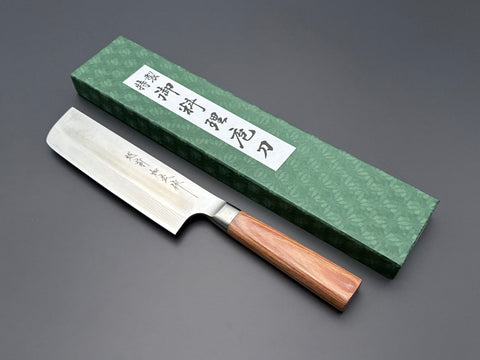 Katsuyasu Kamo VG10 Damascus Nakiri