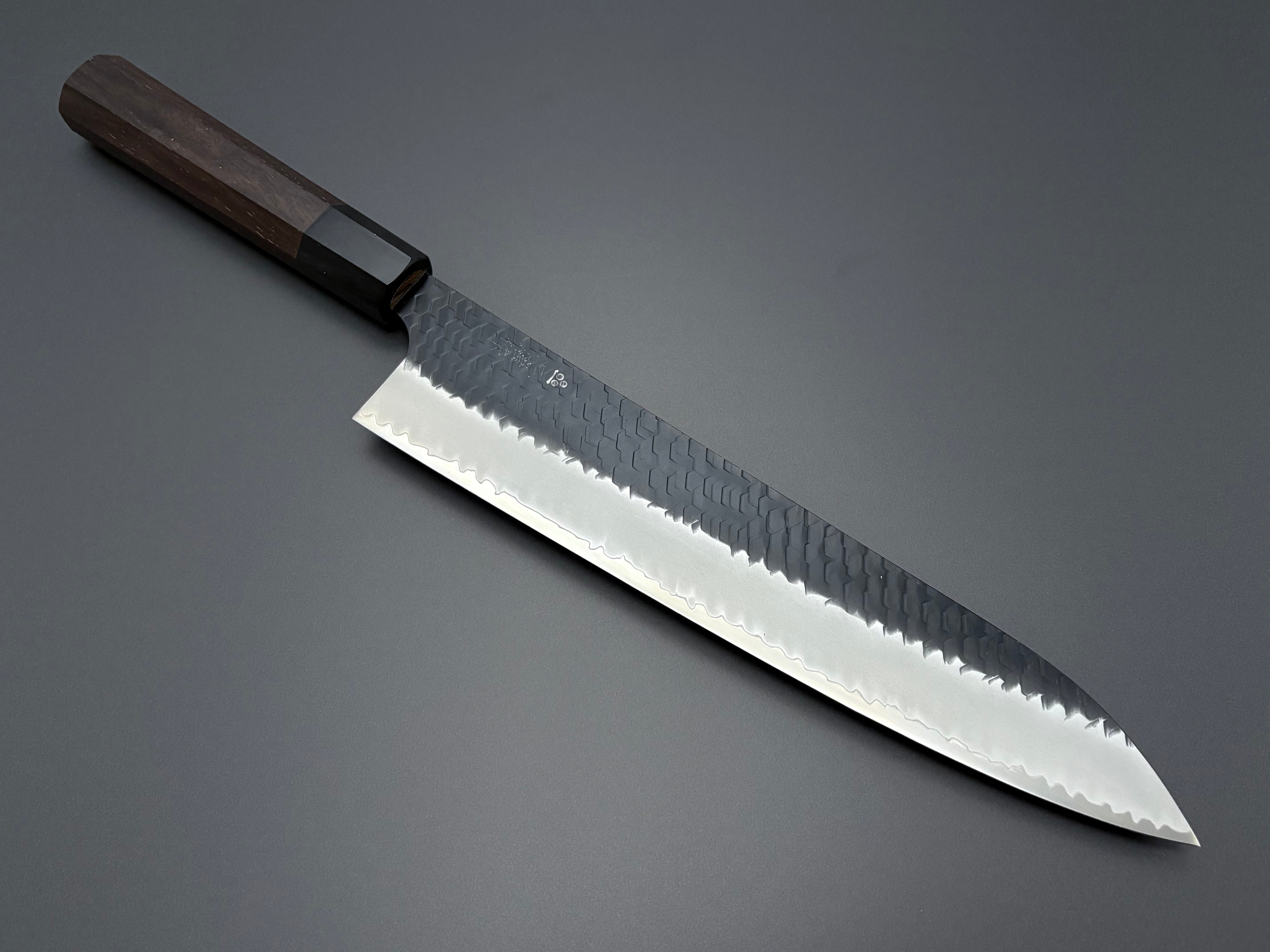 Nigara Hamono SG2 Kurouchi Tsuchime Gyuto 270mm
