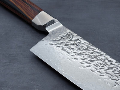 Ono Knife - Suzukaze SG2 Damascus Santoku