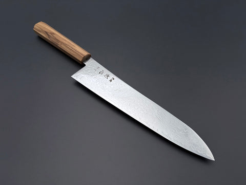 Hatsukokoro Ryuhyo SG2 Mirror Damascus Gyuto 240mm