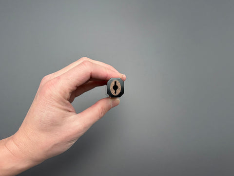 Octagonal Walnut handle