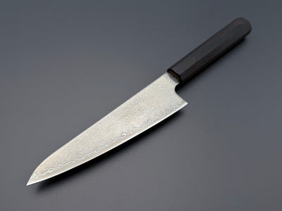Hatsukokoro Hikari SLD Kurozome Damascus Ko-Santoku 150mm