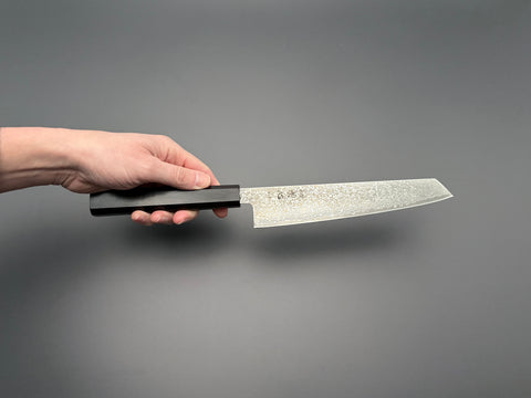 Hatsukokoro Hikari SLD Kurozome Damascus Kiritsuke Sujihiki 205mm