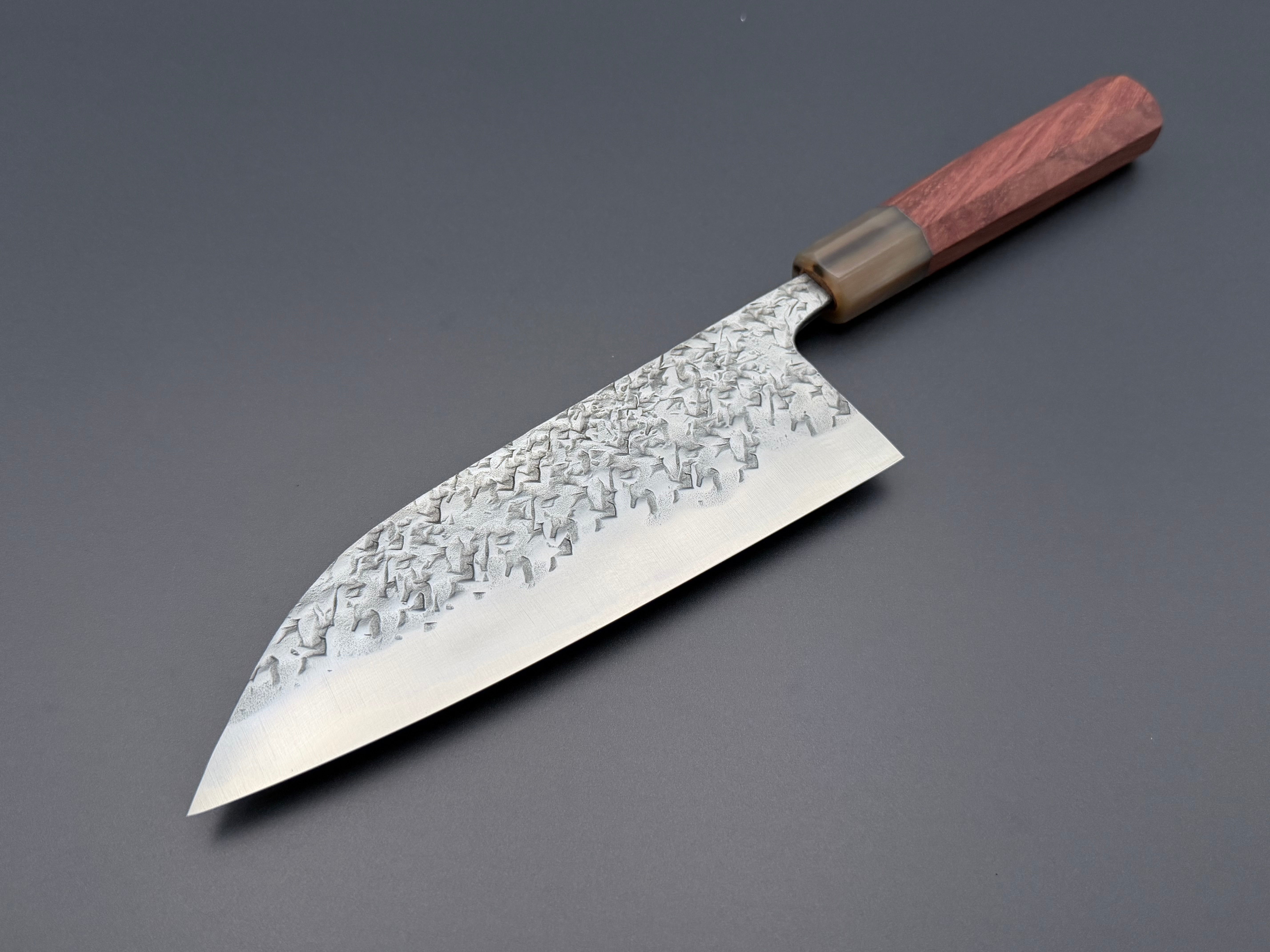 Kisuke Manaka Blue #2 Tsuchime Migaki Santoku