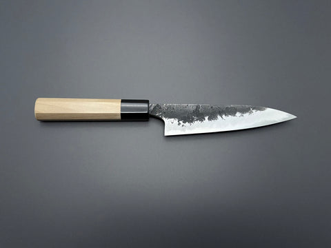 Naoki Mazaki White #2 Kurouchi Nashiji Petty 135mm