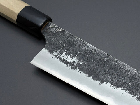 Naoki Mazaki White #2 Kurouchi Nashiji Gyuto 210mm