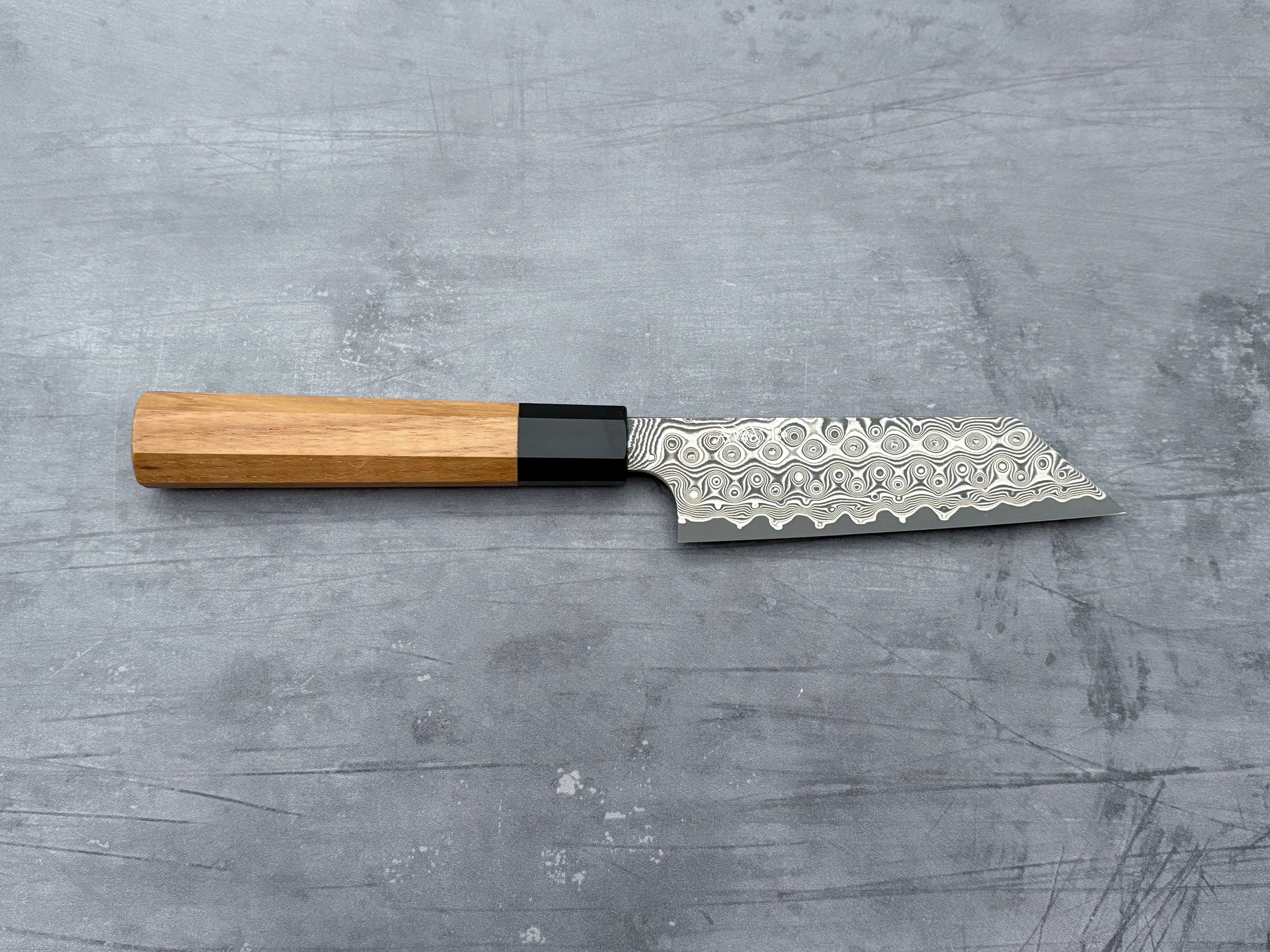 Nigara Hamono SG2 Damascus Kiritsuke Petty 120mm