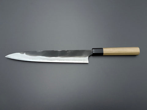 Naoki Mazaki White #2 Kurouchi Sujihiki 240mm