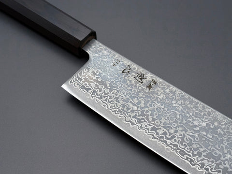 Hatsukokoro Hikari SLD Kurozome Damascus Nakiri