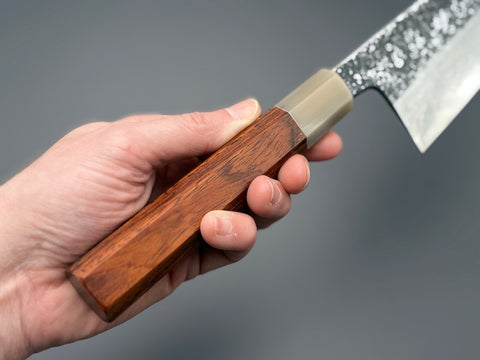 Masuda Yoshihide Blue #1 Kurouchi Damascus Gyuto 240mm