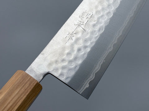 Masutani Hamono VG10 Kokuryu Tsuchime Santoku