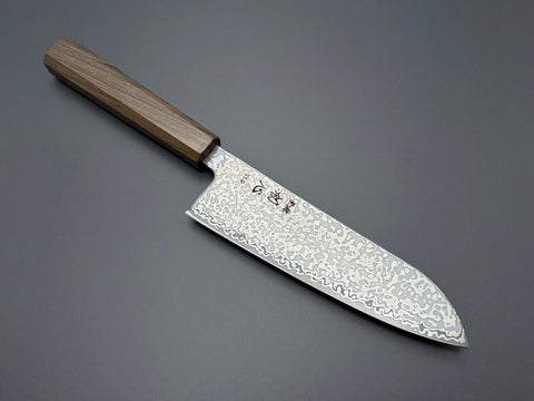 Hatsukokoro Hikari SLD Kurozome Damascus Santoku