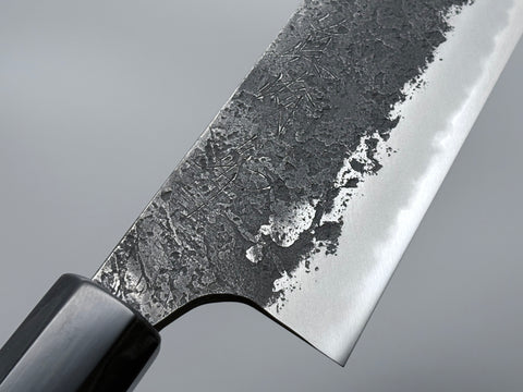 Naoki Mazaki White #2 Kurouchi Nashiji Gyuto 240mm