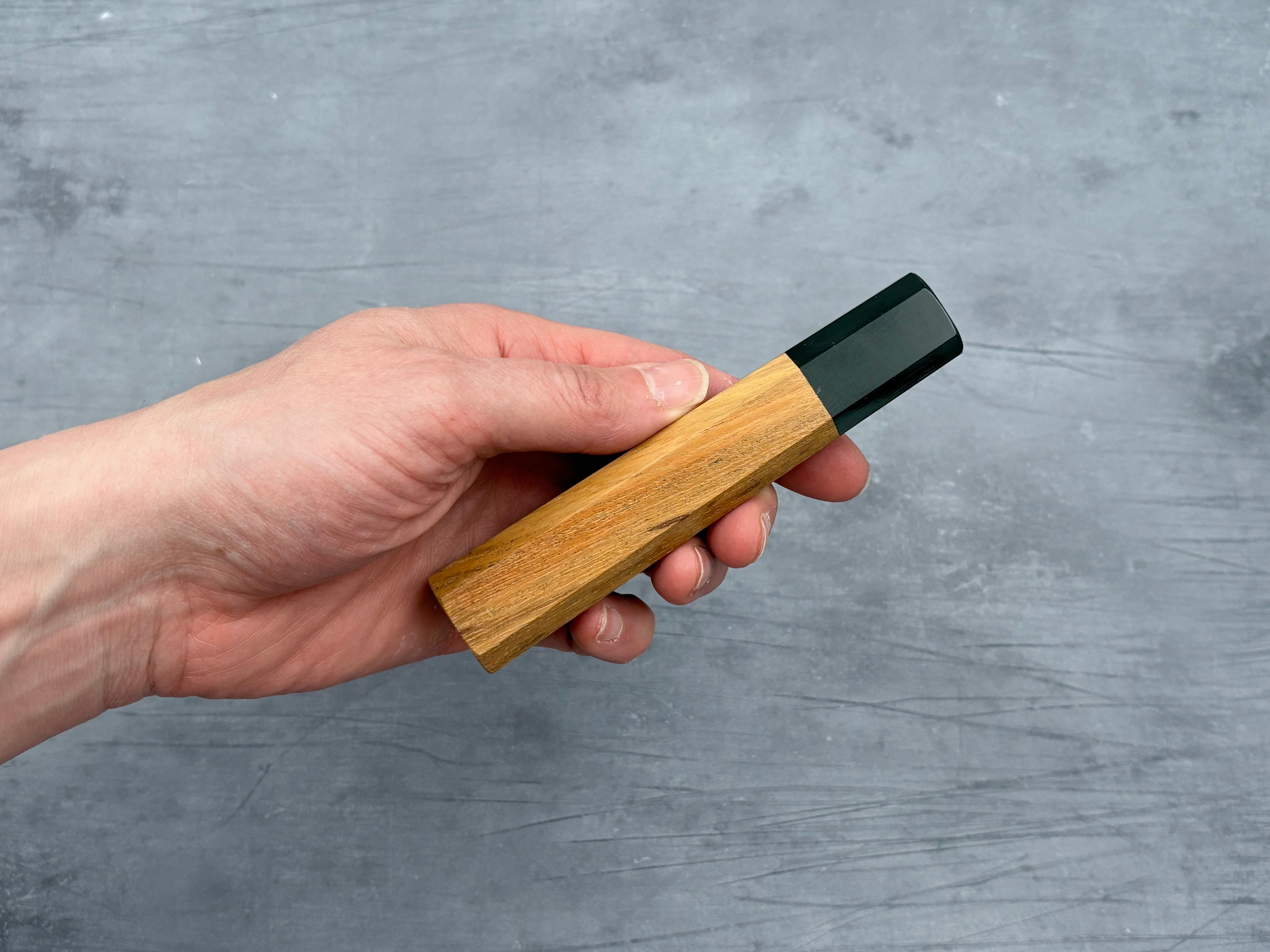 Octagonal Teak handle