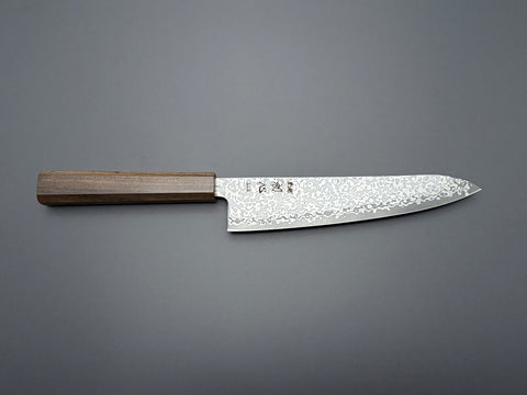 Hatsukokoro Hikari SLD Kurozome Damascus Gyuto 195mm