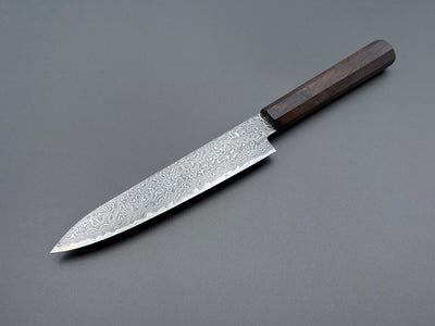 Hatsukokoro Ryuhyo SG2 Kurozome Damascus Petty 150mm