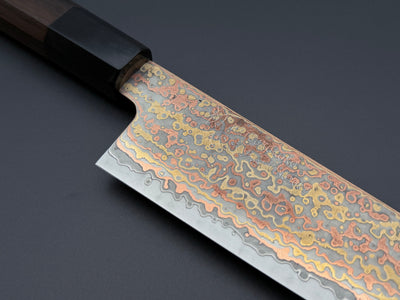 Hatsukokoro Hinotori V-Toku2 Rainbow Damascus Gyuto 210mm