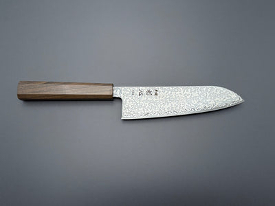 Hatsukokoro Hikari SLD Kurozome Damascus Santoku