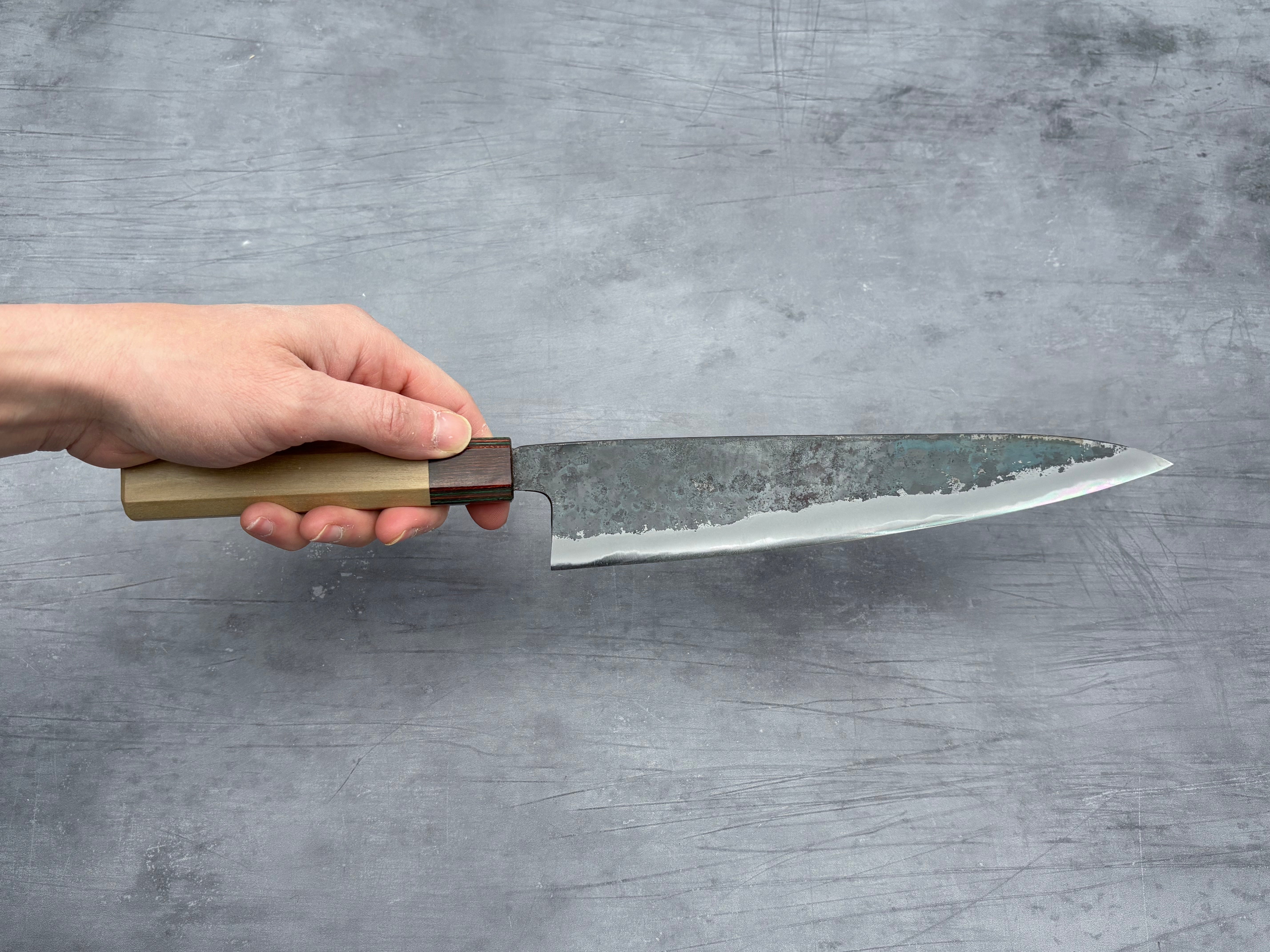 Yosimitu Kajiya Shirogami #2 Gyuto 240mm