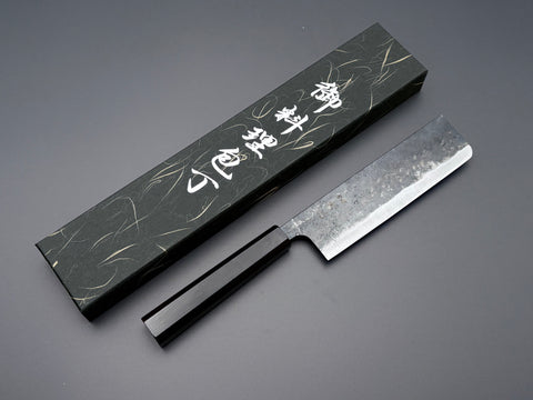 Hatsukokoro Kurogane Blue #2 Nakiri 165mm